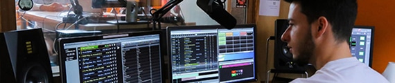 Zetta radio automation in studio
