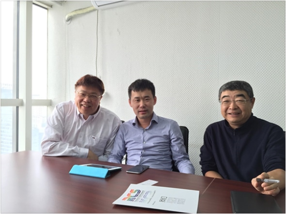 March 2015: Alex Meng visiting CRI Union Media