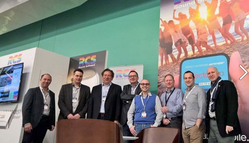March 2015: RCS European managers before the doors opened at RadioDays Europe.