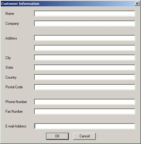 Selector SQL or XV Customer Information